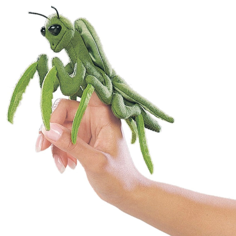 Mini Praying Mantis Finger Puppet by Folkmanis 3yrs+