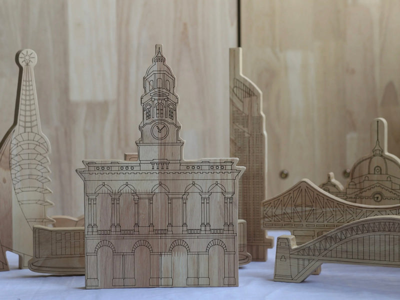 QToys Australian Landmark Set of 8 Australian Toys for Preschoolers 3yrs+