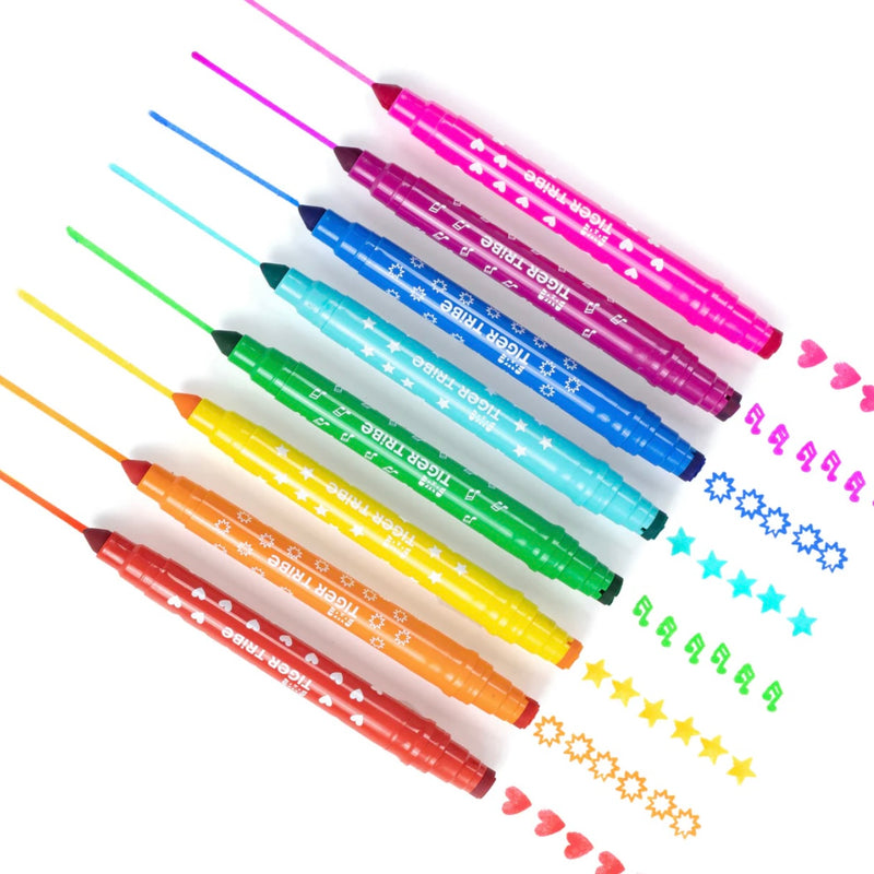Tiger Tribe Dual-Tip Stamp Markers Arts and Craft for Kids 3yrs+