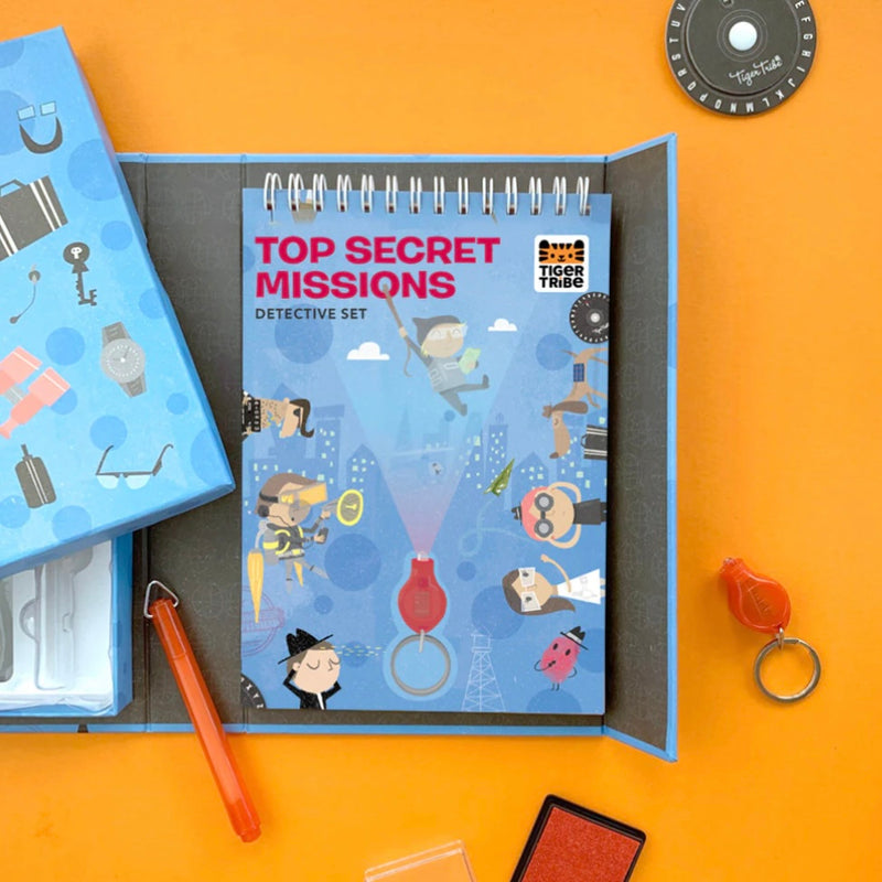 Tiger Tribe Top Secret Missions Detective Activity Set 6yrs+