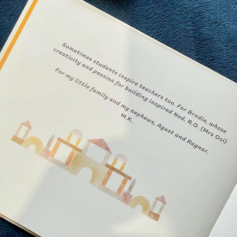 Ned Needs To Build (Hardcover) By Rhonda Ooi, Maria Kristjansdottir Kids Picture Book Australian Authors