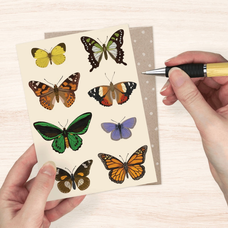 Greeting Card Native Flutter by Earth Greetings Birthday card (First Nations Artist Negin Maddock)