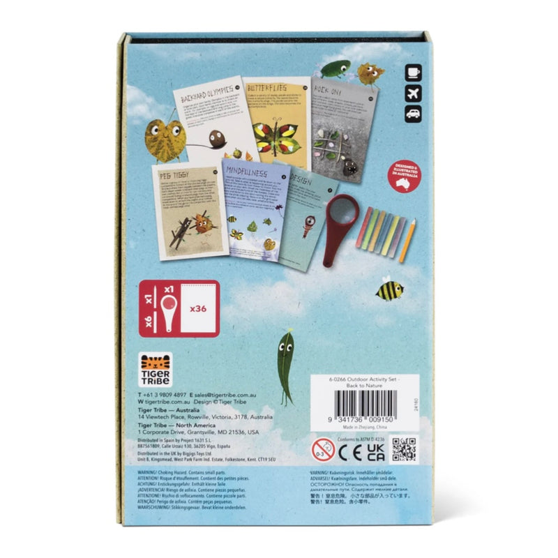 Tiger Tribe Outdoor Activity Set Back To Nature STEM Activity Book Art and Craft for kids 5yrs+