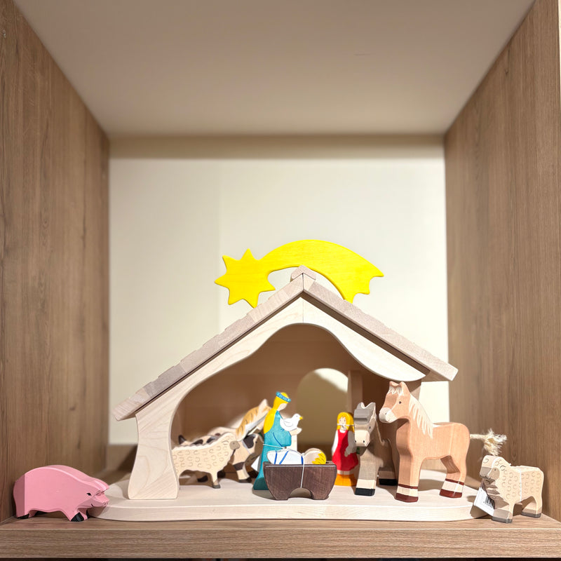 Holztiger House Stable Barn Only Pretend and Imaginative Play 3yrs+ (Bulky Shipping)