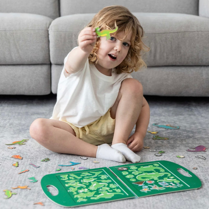 Tiger Tribe Magna Carry Dino World Travel Toys Dinosaur Toy Dinosaur and Dragon Theme 3yrs+