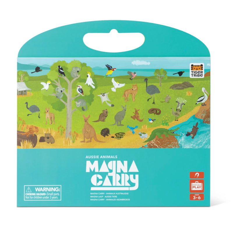 Tiger Tribe Magna Carry Aussie Animals Magnetic Playscape Travel Toys 3yrs+