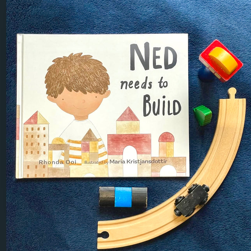 Ned Needs To Build (Hardcover) By Rhonda Ooi, Maria Kristjansdottir Kids Picture Book Australian Authors