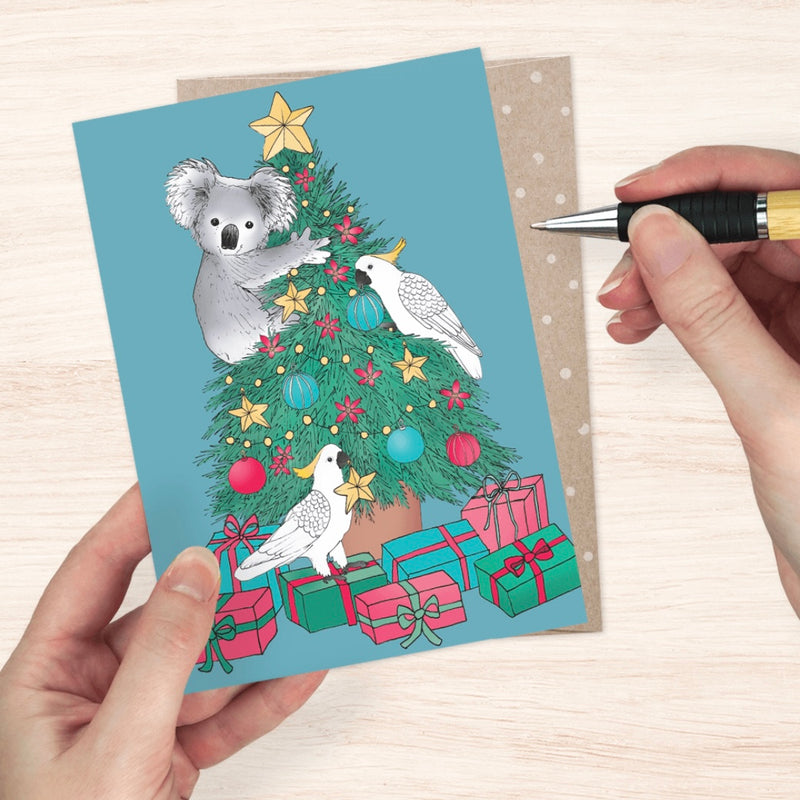 Tree Tidings Christmas Card by Earth Greetings Christmas Card Christmas Range