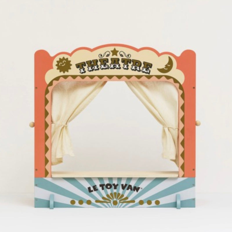 Tabletop Puppet Wooden Theatre Imaginative Pretend Play by Le Toy Van  Gift Idea for 3yrs+ (Bulky Item)
