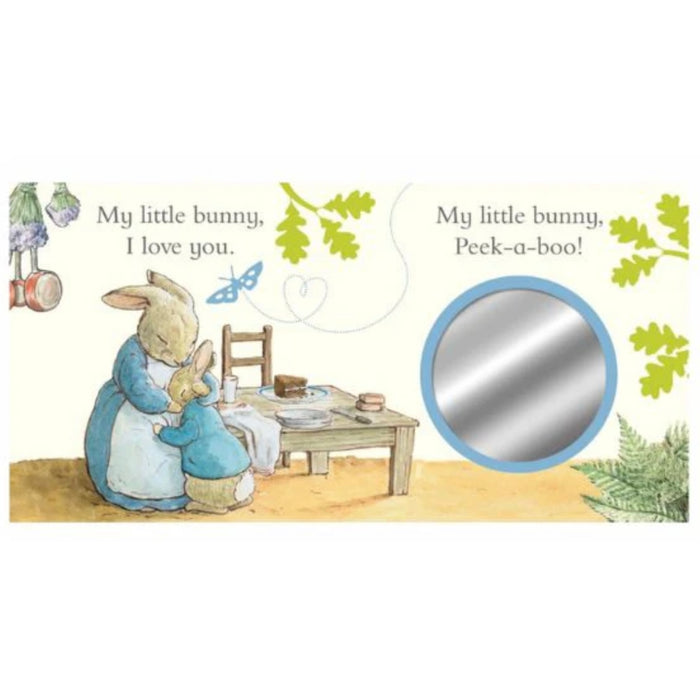 Peter Rabbit I Love You with Peekaboo Mirror (Board Book) by Beatrix Potter Kids Picture Book Baby Gifts Idea
