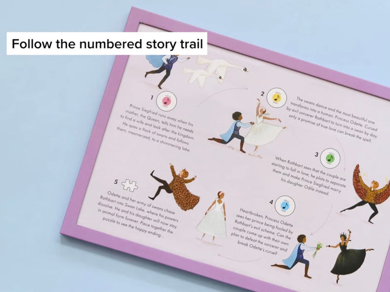 Story Orchestra The Swan Lake Musical Jigsaw Puzzle by Jessica Courtney-Tickle 5yrs+