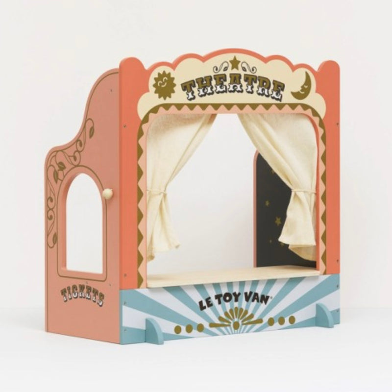 Tabletop Puppet Wooden Theatre Imaginative Pretend Play by Le Toy Van  Gift Idea for 3yrs+ (Bulky Item)