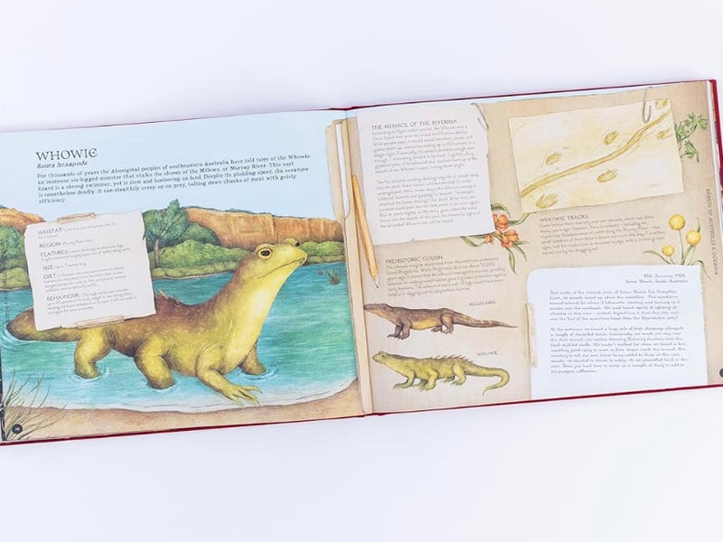 A Natural History of Magical Beasts (Hardcover) by Jessica Roux and Emily Hawkins Fairy Unicorn and Castle Theme 6yrs+