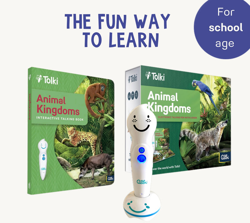 Tolki Starter Set Animal Kingdom: Talking Pen, Book and Stickers STEM Kid’s Book 5yrs+