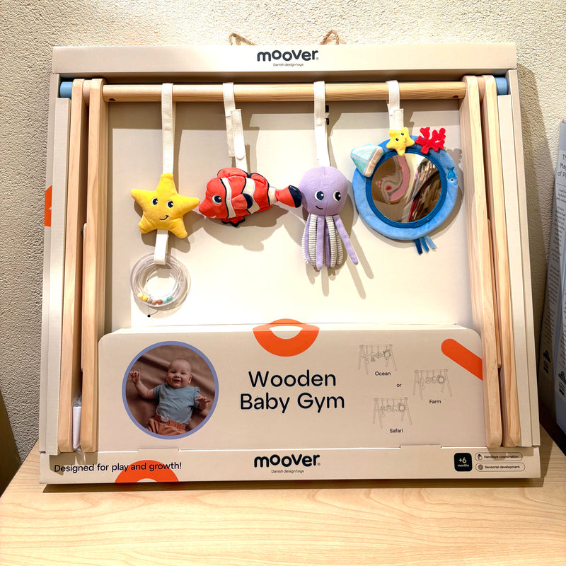 Moover Toys Wooden Baby Activity Gym Ocean Baby Toys 6m+