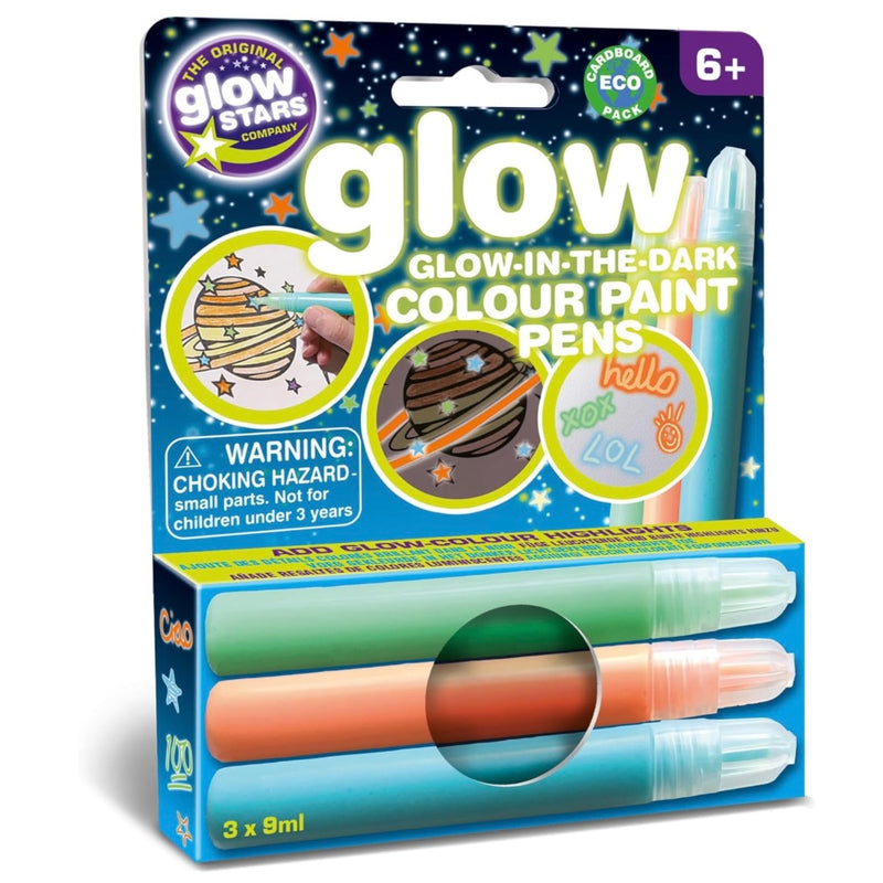 Glow In The Dark Colour Pens by Brainstorm Art and craft for kids 6yrs+