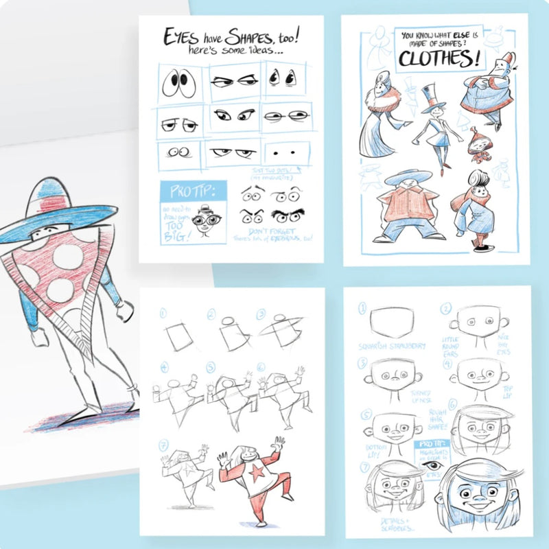 Tiger Tribe Drawing People Learn, Practice, Create Arts and Craft for Kids 7yrs+