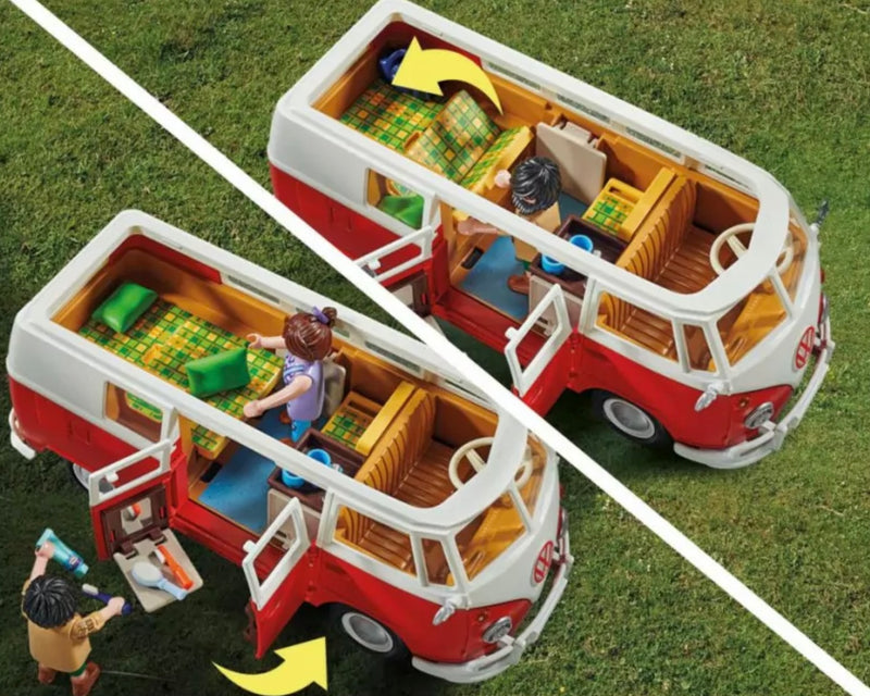 Playmobil Volkswagen Campervan Toy Car 3yrs+
