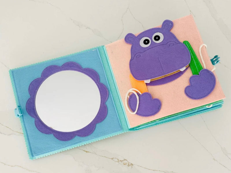 Wondertivity Lucky Lion Fun Busy Book Fabric Activity Book Kids Travel Toys 3yrs+