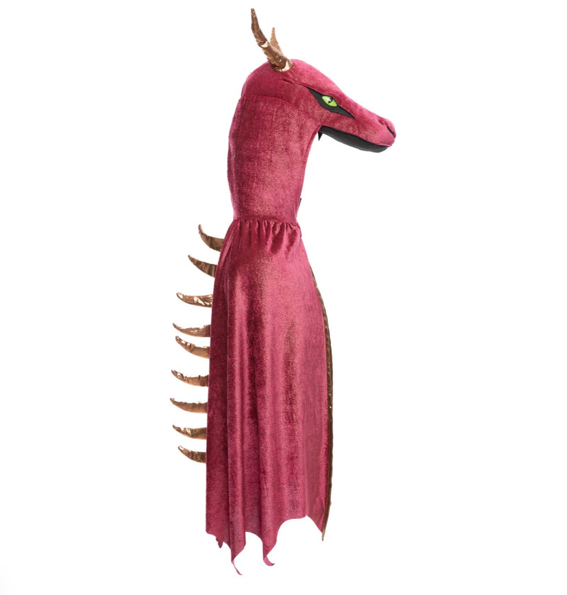 Dragon Red and Copper Starry Night Cape Size 5-6 by Great Pretenders Costumes Dinosaur and Dragon Theme 5yrs+