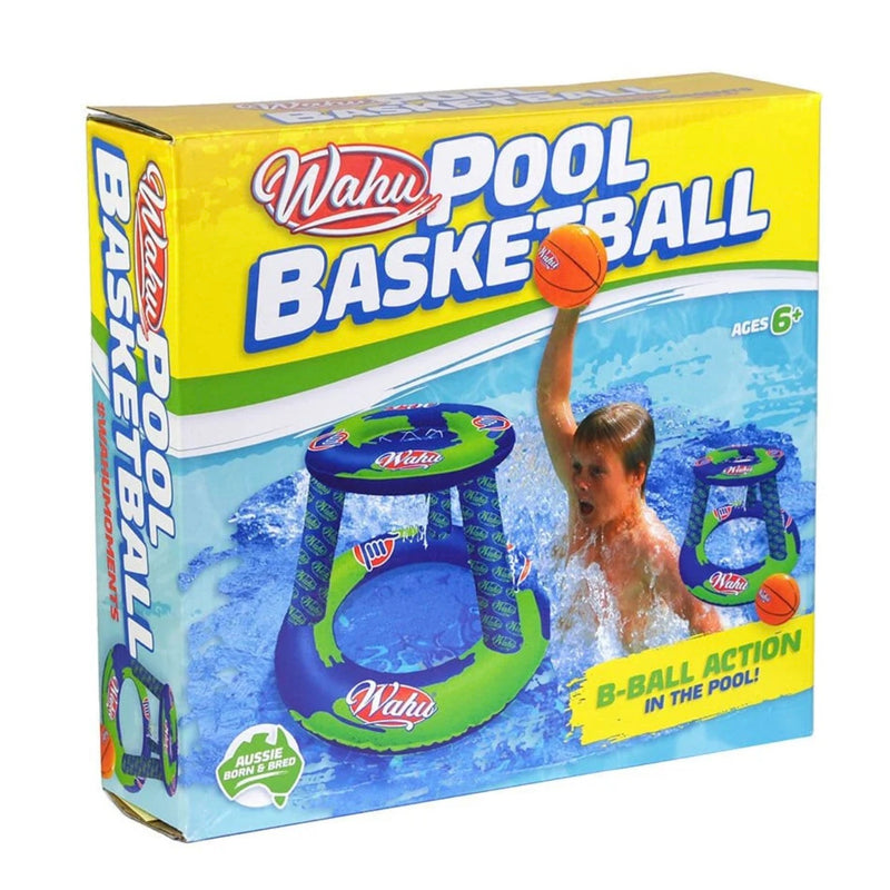 Wahoo Inflatble Wahu Pool Inflatable Basketball Hoop 2.0 Outdoor activities for 6yrs ...