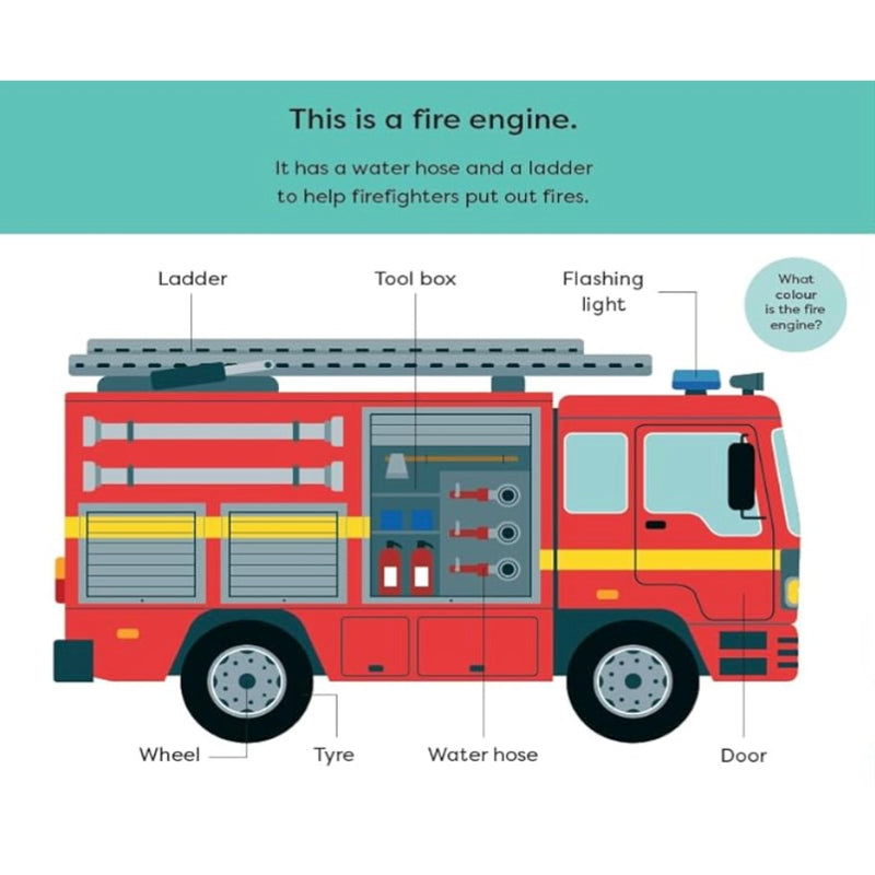 Make Tracks Emergency (Board Book) by Johnny Dyrander Kids Picture Book