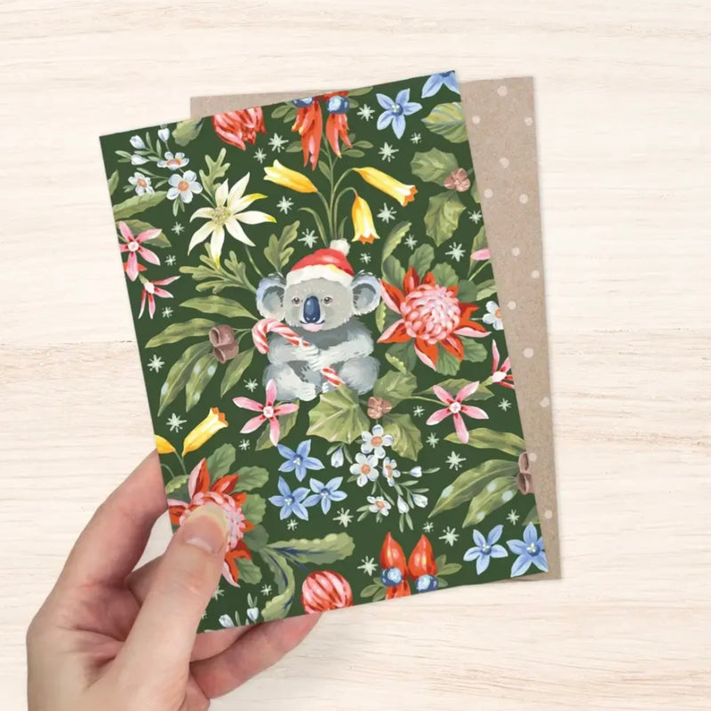 Christmas Koala Card by Earth Greetings Christmas Card Christmas Range