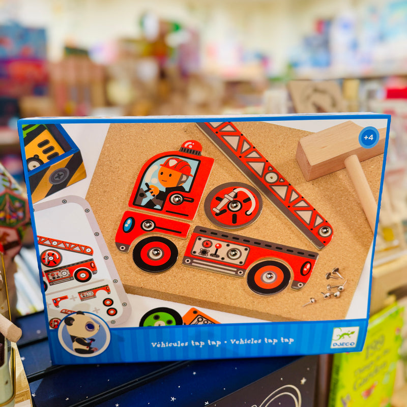 Djeco Vehicles Tap Tap Motor Skills Developmental Game 4yrs+