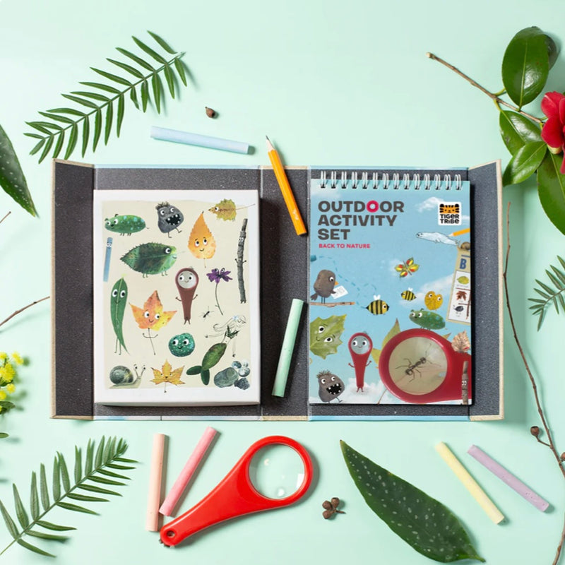 Tiger Tribe Outdoor Activity Set Back To Nature STEM Activity Book Art and Craft for kids 5yrs+
