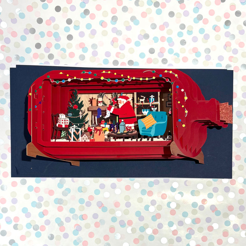 Christmas 3D Pop Up Greeting Card by Alljoy Design Christmas Card Christmas Collection