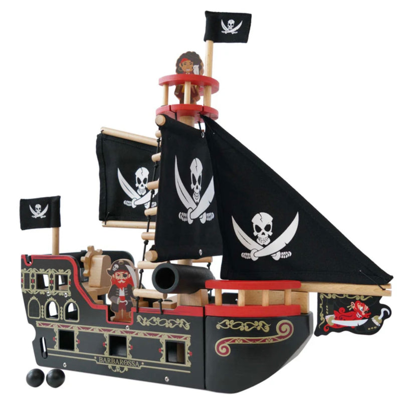 Le Toy Van Barbarossa Pirate Ship 3yrs+