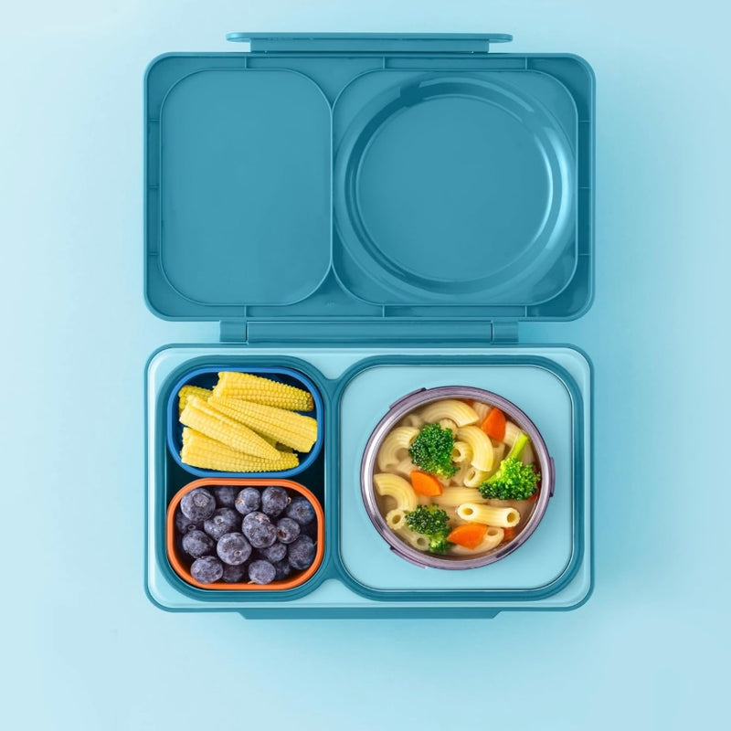 OMIEBOX Up Silicone Dip Containers 2pc 135ml 2 Colours Kids Lunchbox