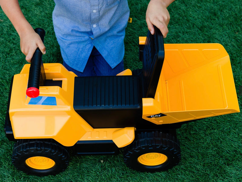 Kids ride on toys CAT Ride On Dump Truck 2 in 1 Vehicle Outdoor Activities Gift Idea for 3yrs+ (Furniture Shipping)