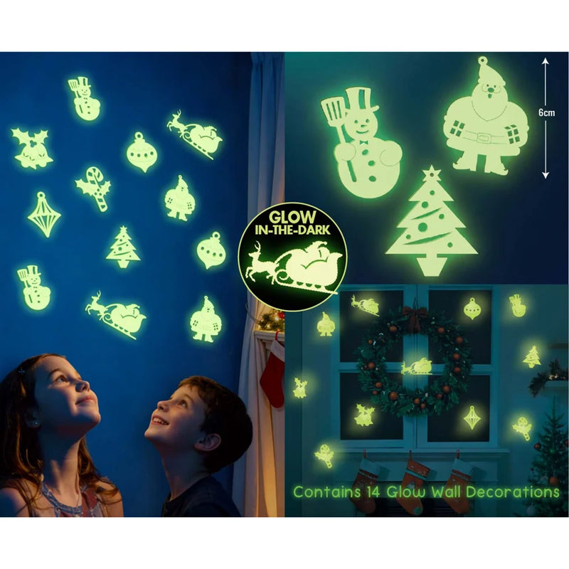 Glow in the Dark Christmas by 4M Room Decor Christmas Range 5yrs+