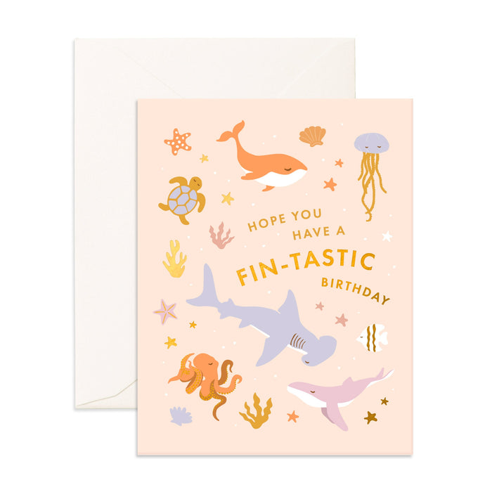 Hope you have a Fin-tastic Birthday Card