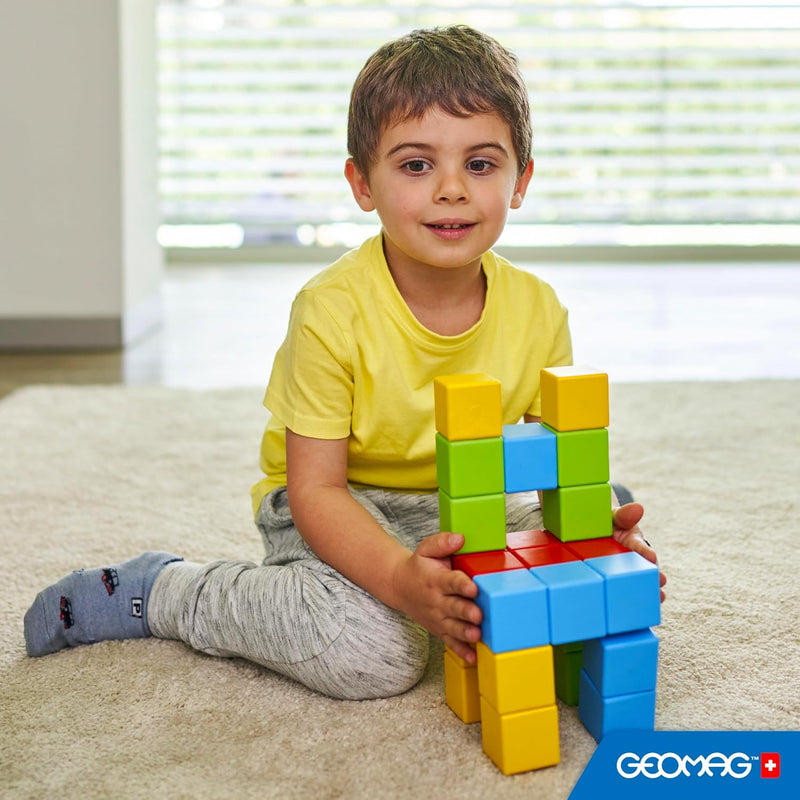 Geomag Magicube Magnetic Cubes Creative Set 24pcs Magnetic Toys Building Blocks STEM Toys 12m+