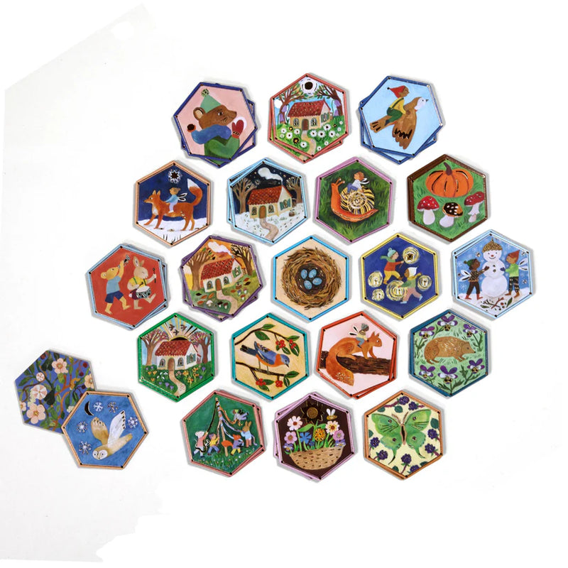 eeBoo Memory & Matching Game Cottage Fairies Cognitive Developmental Games for Preschoolers Fairy Unicorn and Castle Theme 3yrs+