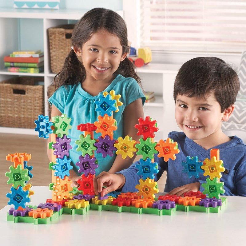 Gears! Gears! Gears! 100pcs Deluxe Building Set By Learning Resources STEM Toys Gifting Creativity Toy Idea for 3yrs+