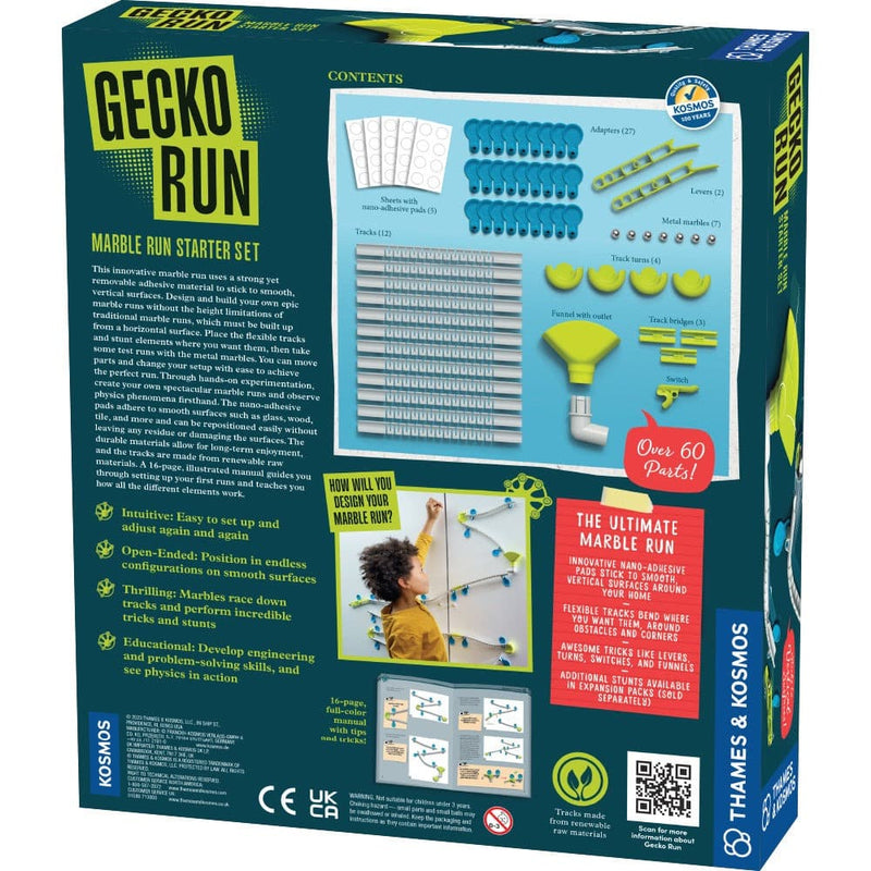 Gecko Run Marble Run Starter Set 63pc by Thames & Kosmos STEM Toys 8yrs+