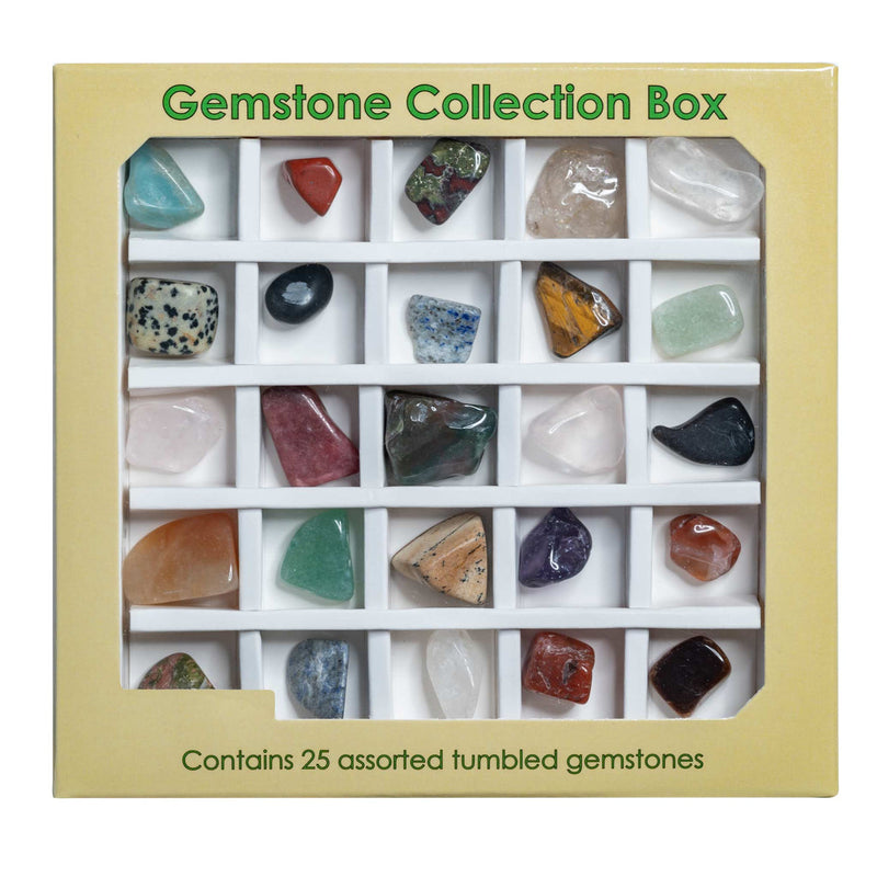 Gemstone Collection Box Natural Loose Parts Crystal & Mineral Toys Best Seller 3yrs+