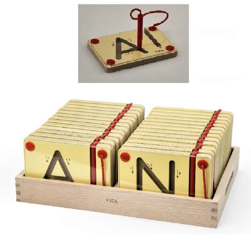 Viga Educational Magnetic Writing Board Letters Uppercase Early Literacy for 3yrs+