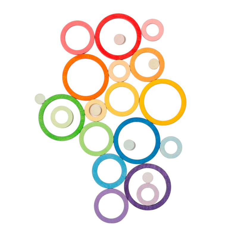 Grapat Nest Rings 24pcs Games for Kids Math Games for Kids for 3yrs+