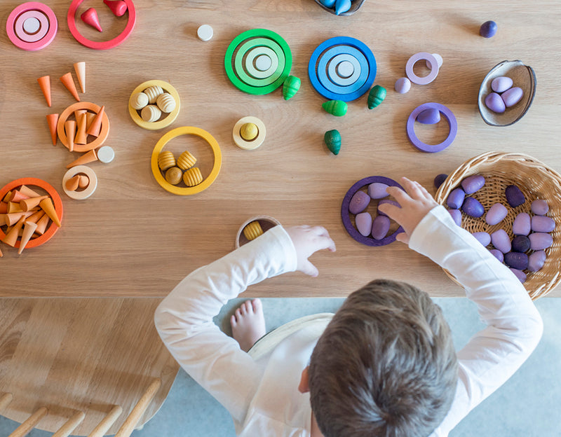 Grapat Nest Rings 24pcs Games for Kids Math Games for Kids for 3yrs+