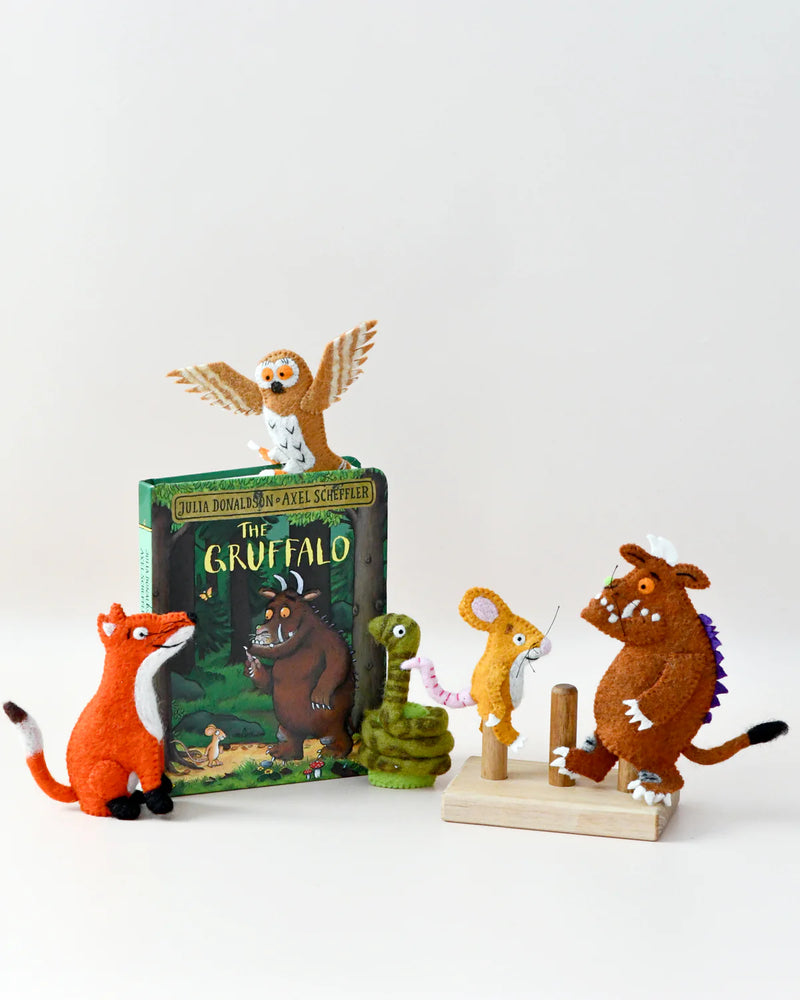 Tara Treasures Felt The Gruffalo Finger Puppet Set of 5 Pretend & Imaginative Play Toys Best Seller 3yrs+