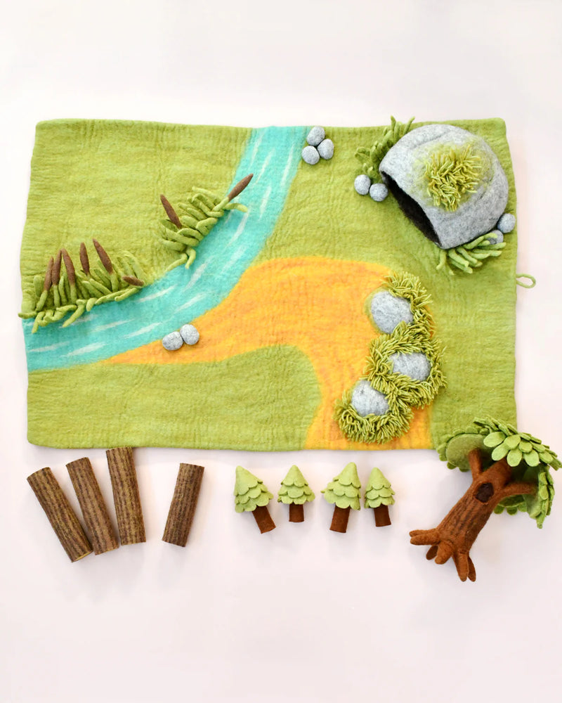 Tara Treasures Felt The Gruffalo Play Mat Playscape 80cm Pretend & Imaginative Play Toys Best Seller 3yrs+