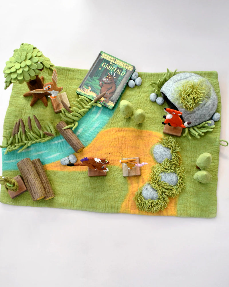 Tara Treasures Felt The Gruffalo Play Mat Playscape 80cm Pretend & Imaginative Play Toys Best Seller 3yrs+