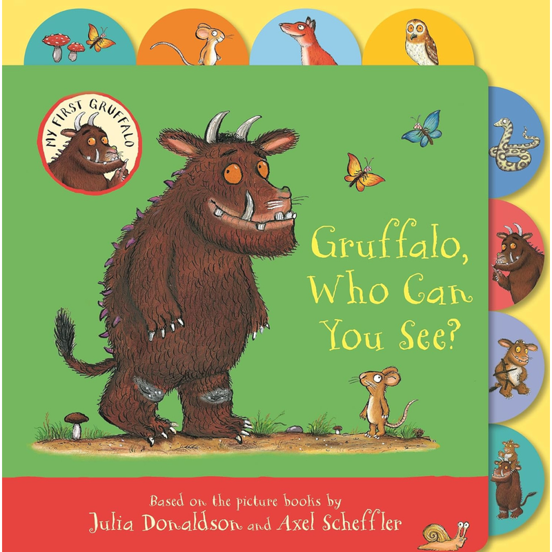 Gruffalo, Who Can You See? (Board Book) by Julia Donaldson Kids Picture Book The Classic Children's Book