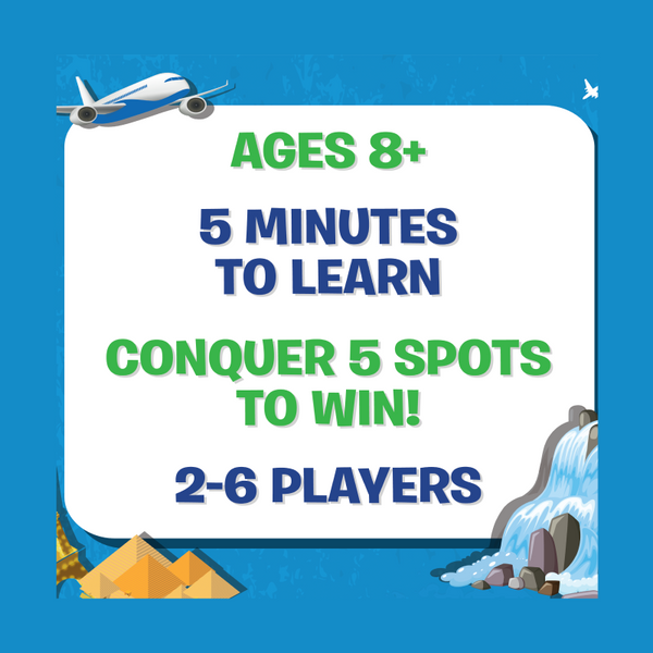 Guess in 10: Around the World Board Game by Skillmatics 8yrs+