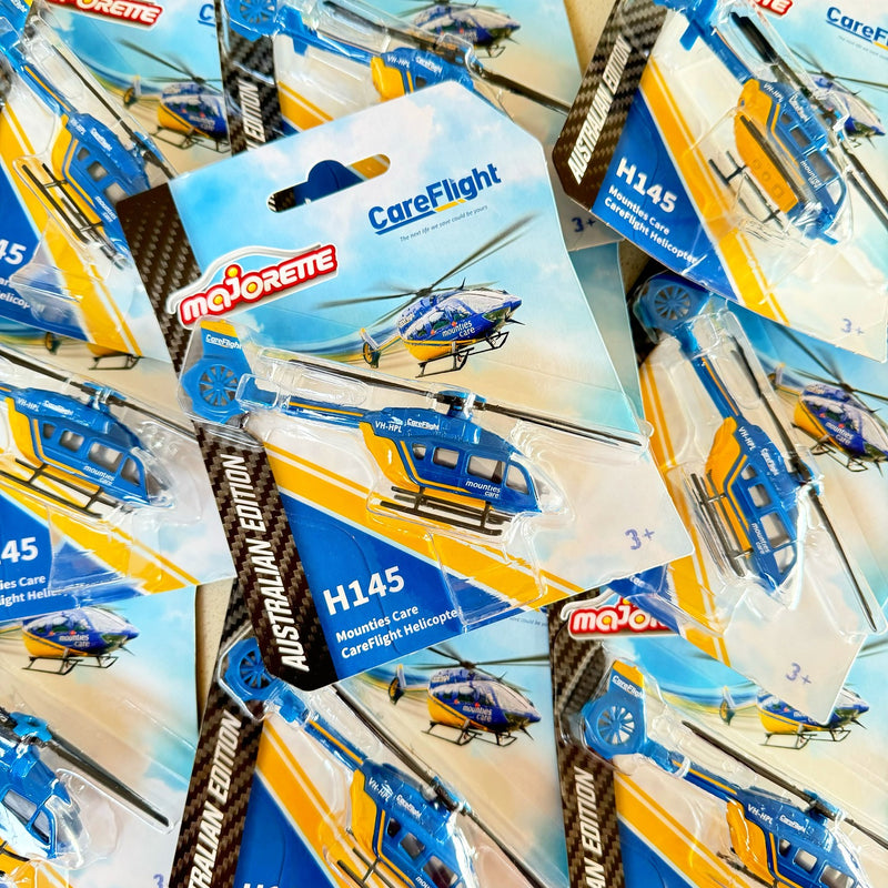 Majorette Careflight Rescue Helicopter Travel Metal Toy Plane Best Seller 3yrs+