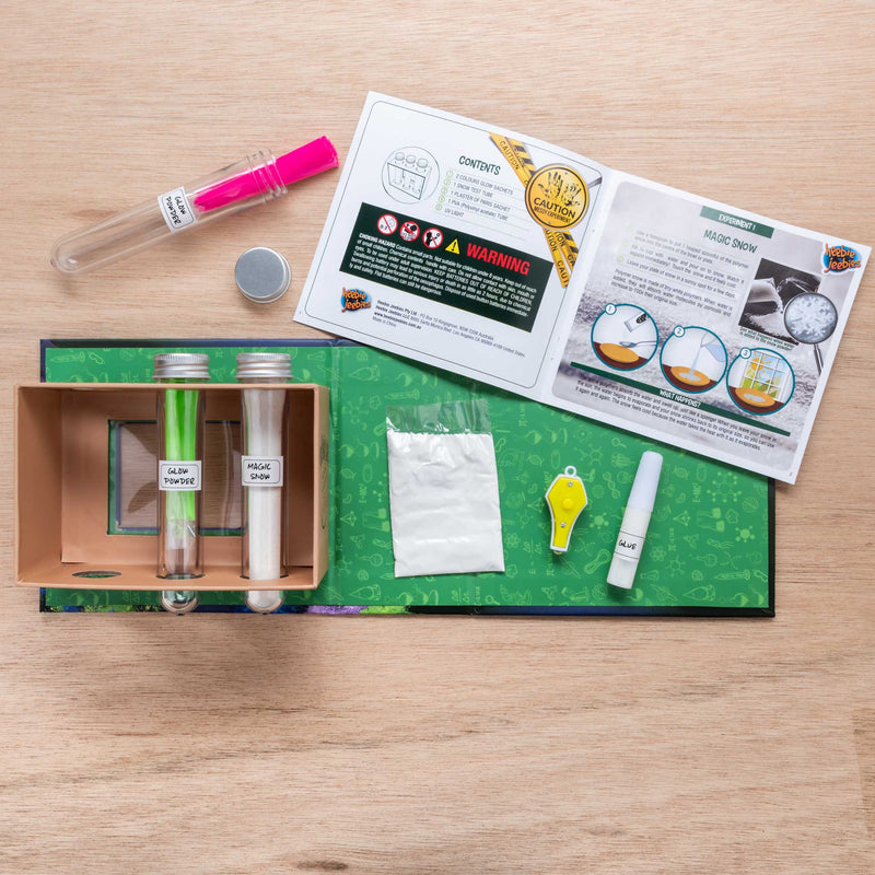 Heebie Jeebies Luminescent Lab with Snow Glow Powder Chemistry Early Science STEM Toys Best Seller 3yrs+